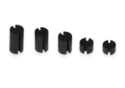 Black plastic stand for LED 5mm height 3.5mm