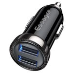 USB-зарядка для авто ESSAGER 5V 2xUSB-A 12W