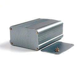 Корпус алюминиевый 120*95*55MM aluminum case SILVER