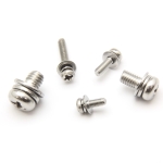Stainless screw M4x10mm grover washer semicircular PH stainless steel 304