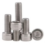 Stainless screw M4x8mm cylinder. hex. stainless steel 304