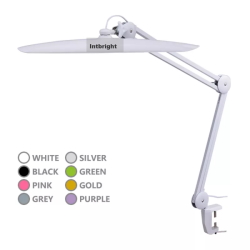 Table lamp on a clamp 9501LED dimming+CCT 182 LED GRAY