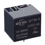 Relay QYT90-2-012DC-ZS 30A 1C coil 12VDC